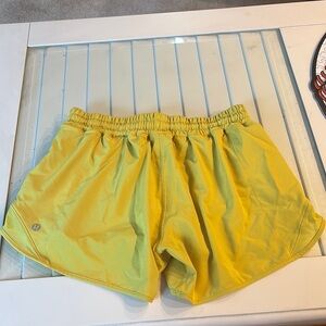 lululemon athletica Women's Vibrant Yellow Athletic Shorts